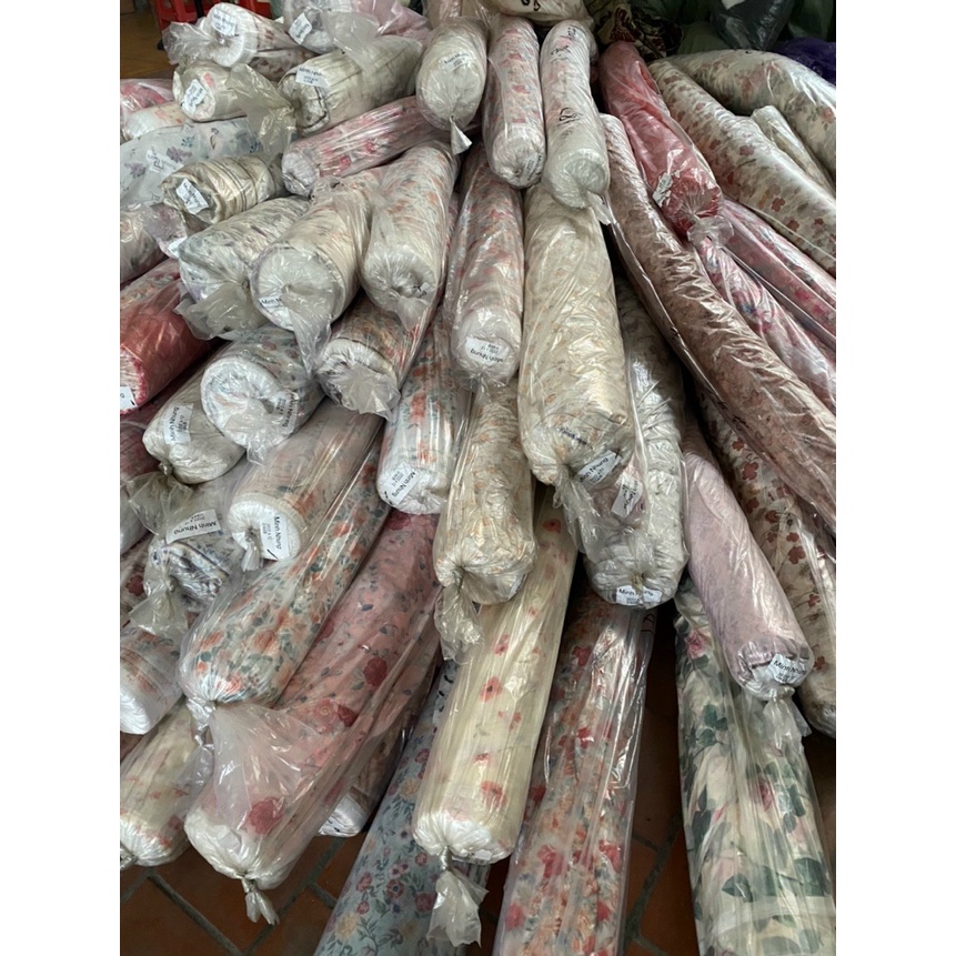 Vải tơ hoa xiêu xinh lên đồ xiều đẹp