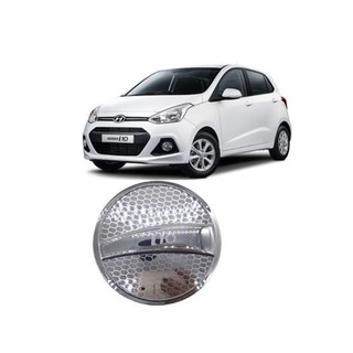 Ốp nắp bình xăng mạ crom xe hyundai i10 bản hatchback -2019