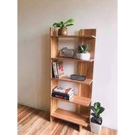 KỆ ĐỂ ĐỒ GÓC TƯỜNG- KỆ GÓC GỖ 5 TẦNG VÂN GỖ