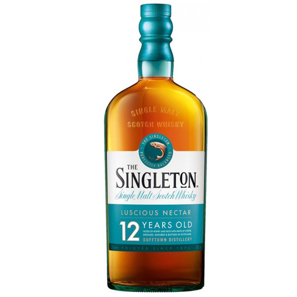 Vỏ chai rượu ngoại thuy tinh Singleton 12 Năm Dufftown Luscious Nectar