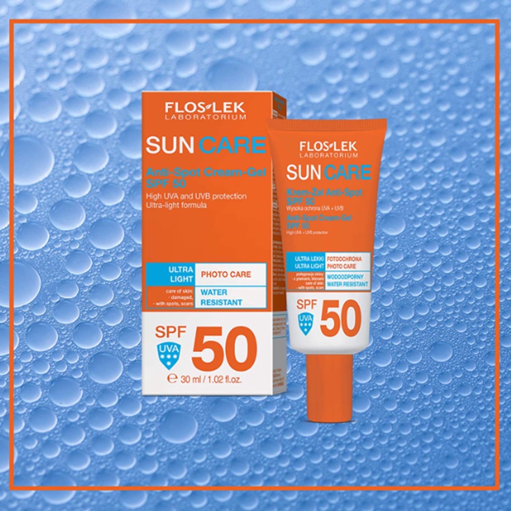 Kem chống nắng bảo vệ da, ngừa mụn Floslek Anti-Spot Cream-Gel SPF 50