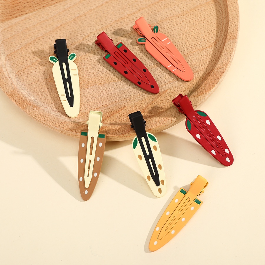 Kẹp tóc họa tiết dâu tây hoạt hình dễ thương dành cho nữ