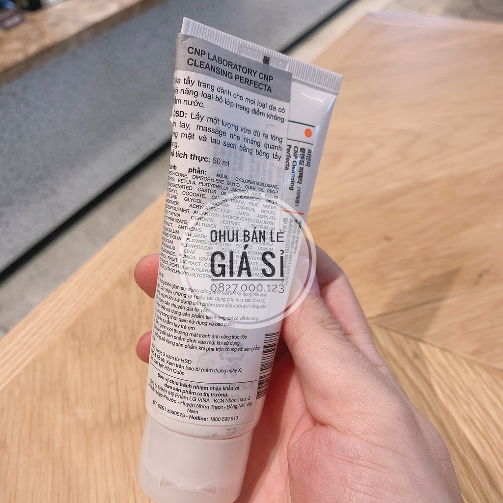 Tẩy trang dạng sữa CNP Laboratory Cleansing Perfecta 50ml