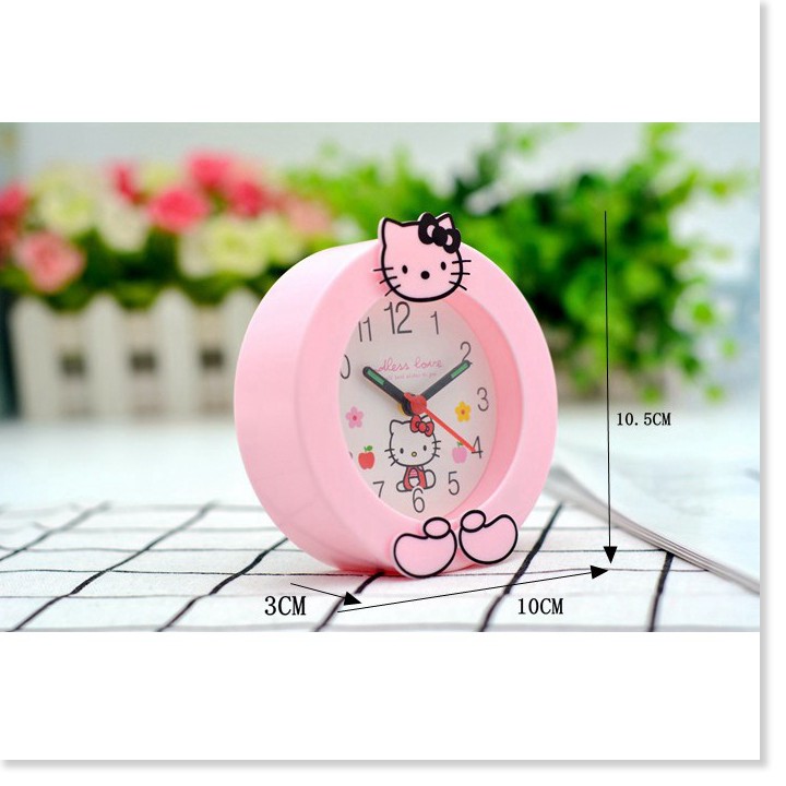 Đồng hồ để bàn SALE ️ Đồng hồ để bàn Hello Kitty giúp bạn đo thời gian, hẹn giờ  và trang trí căn phòng 5444