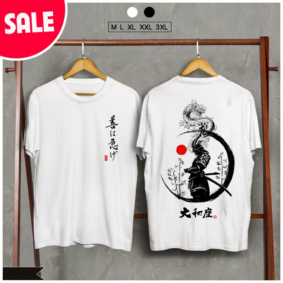 🔥HOT🔥 🔥FLASH SALE🔥 Mẫu áo phông Unisex Samurai đẹp giá siêu rẻ