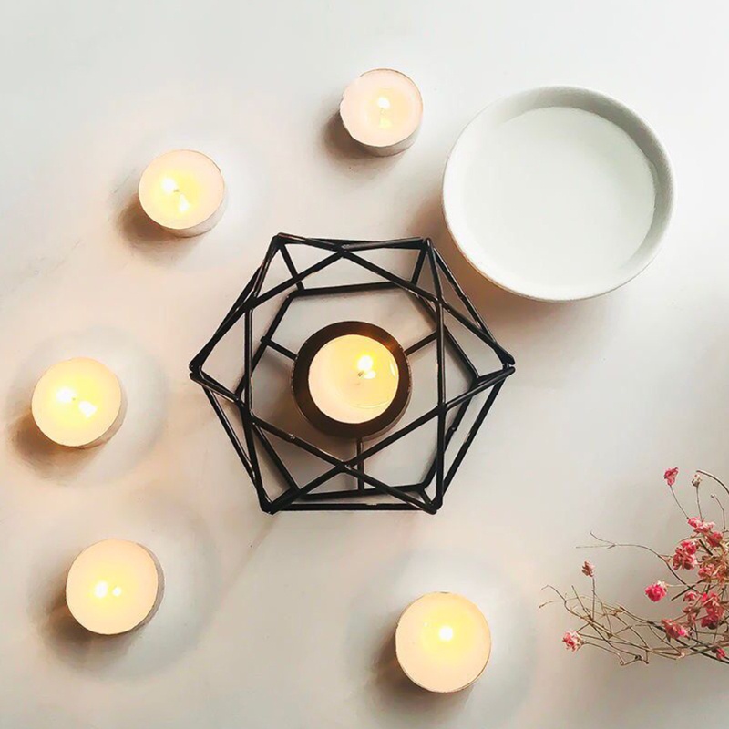 Giá Đỡ Đốt Tinh Dầu Bằng Kim Loại Tiện Dụng Cho Gia Đình / Văn Phòng