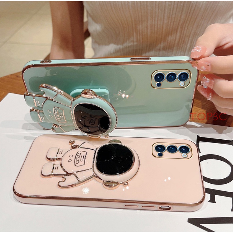 Ốp điện thoại oppo reno4 Ốp Điện Thoại Họa Tiết Phi Hành Gia Cho OPPO Reno5  A94 Reno2 F Reno 2 Reno 5 A74 5G A93 YHY