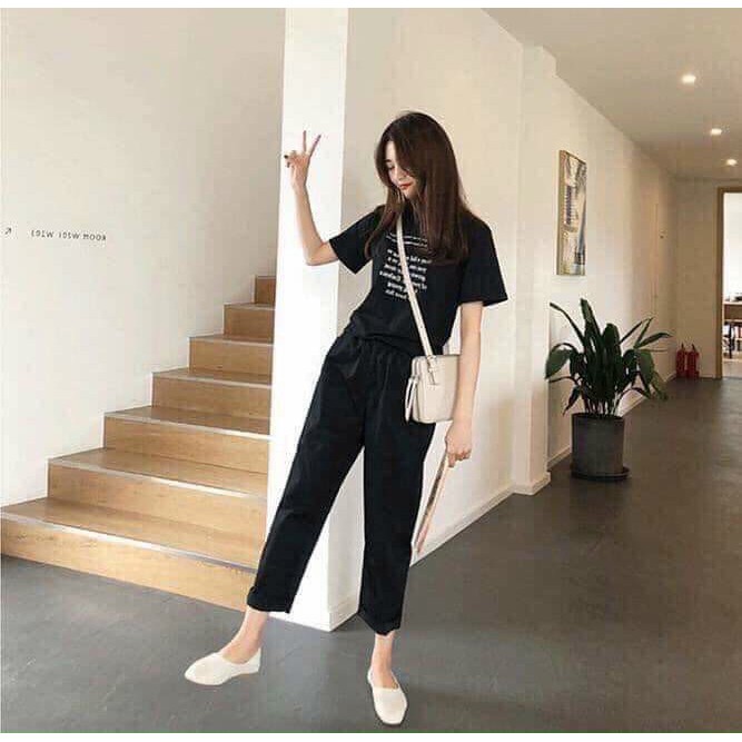 Quần Baggy Kaki Lưng Thun ULZZANG Năng Động - 54