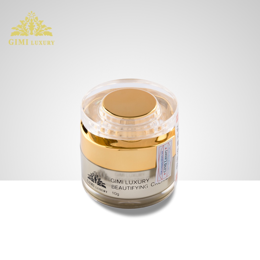 (MINISIZE) Kem dưỡng trắng GIMI LUXURY Beautifying Cream Giúp Bảo Vệ Da Chống Lão Hoá Ban Ngày 10g