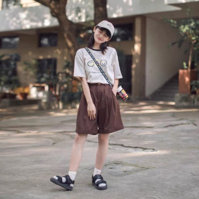 Quần đùi short nữ TIBU lưng cao túi hộp chất kaki lên form siêu xinh