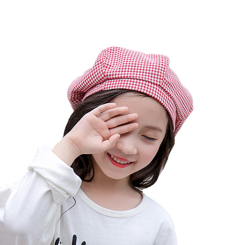 Mũ nồi caro dễ thương BG