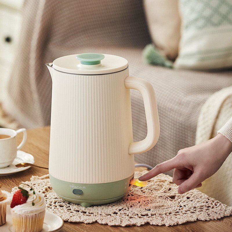 Ấm đun nước siêu tốc 1,7L làm nóng nhanh, có chức năng giữ ấm, có nút bấm làm nóng siêu nhanh