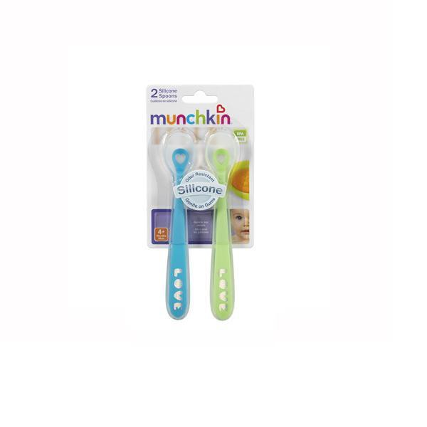 Bộ Thìa silicone 2 chiếc Munchkin 27106