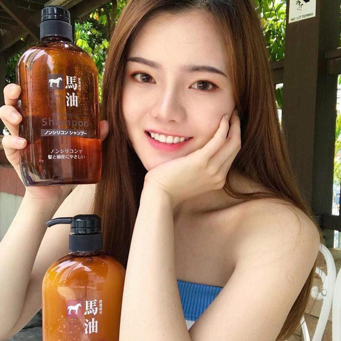 Dầu Gội Xả Mỡ Ngựa Horse Oil Nhật Bản 600ml