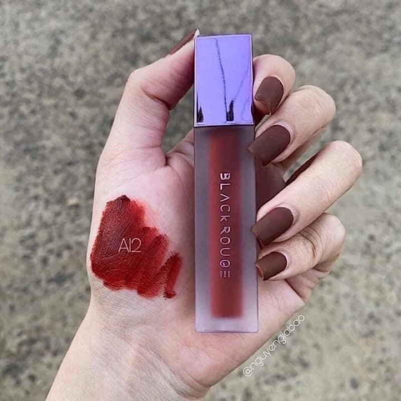 Son nắp tím A12 đỏ nâu đất Handmade