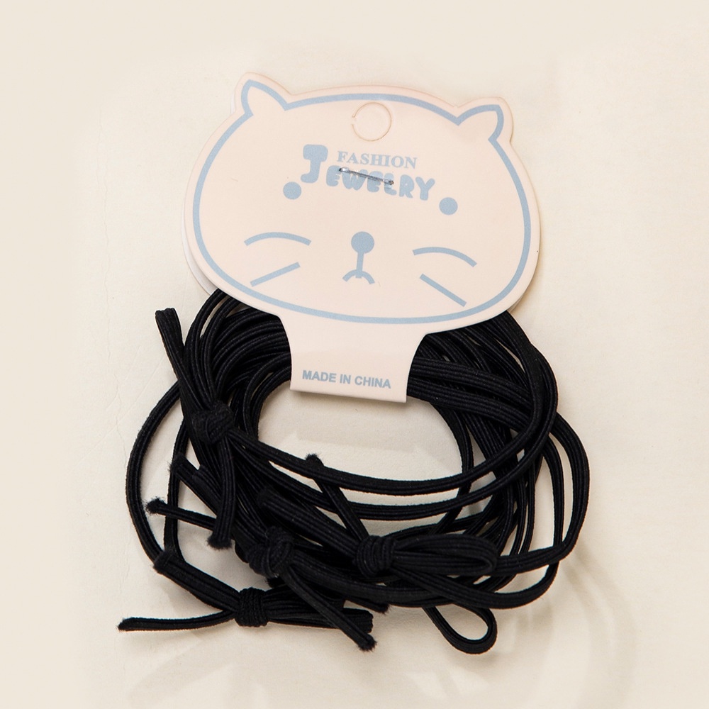 6 Dây cột tóc co giãn thắt nơ phong cách Hàn Quốc đơn giản cho nữ