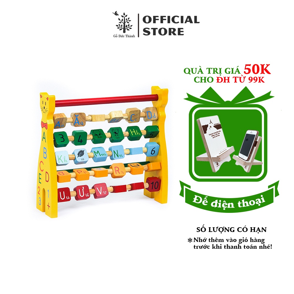 Đồ chơi gỗ Winwintoys - Chú mèo ABC 63312