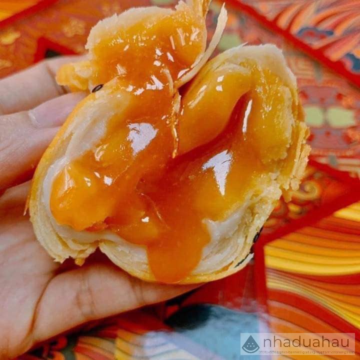 Combo 4 cái bánh ngàn lớp mochi nhân trứng chảy Đài Loan 75g