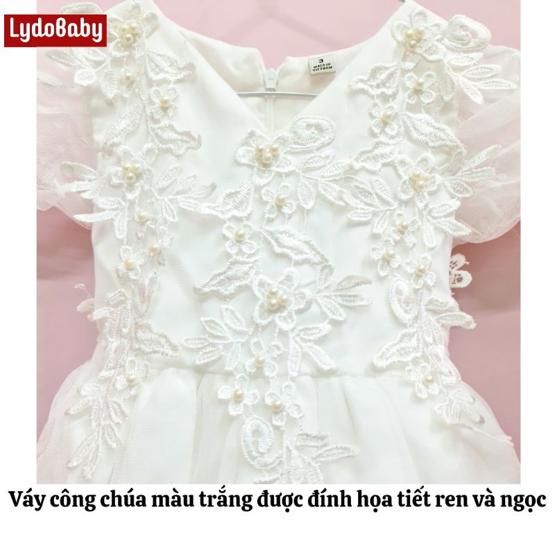 Váy công chúa bé gái LYDOBB hàng công ty xịn đẹp đầm dự tiệc lễ tết sinh nhật giáng sinh cho bé từ 2 đến 8 tuổi