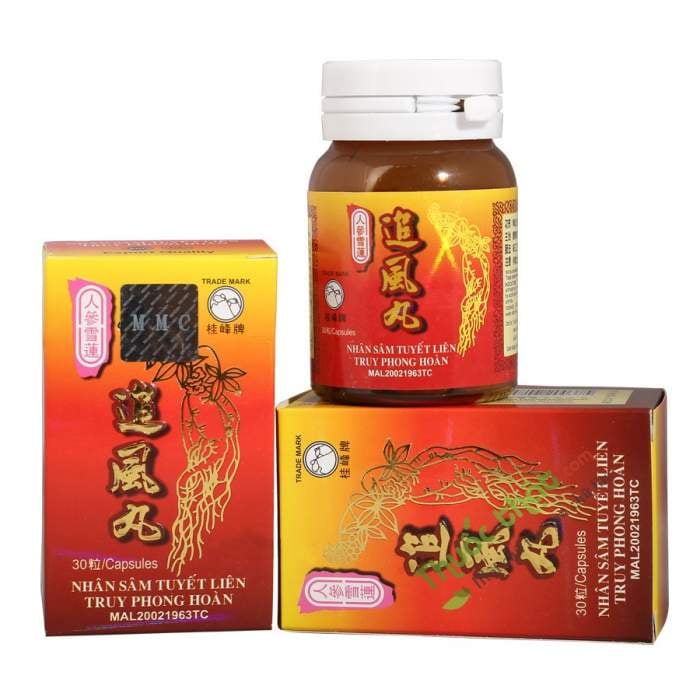 Viên uống Nhân Sâm Tuyết Liên Truy Phong Hoàn