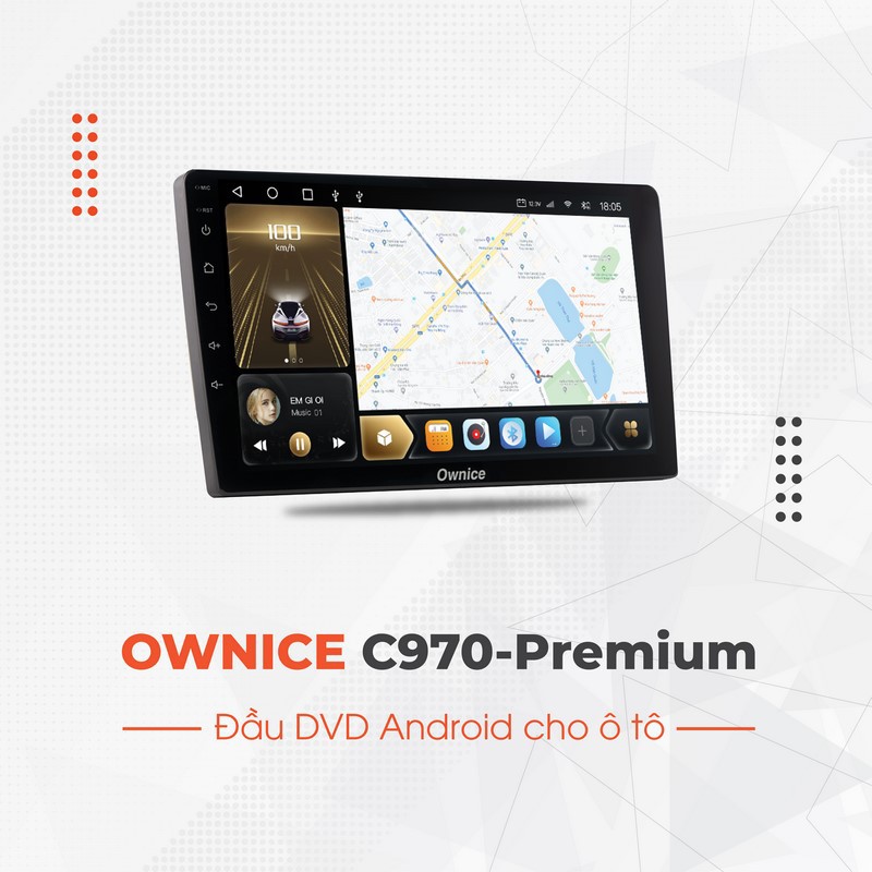 Đầu DVD Android Ô Tô Ownice C970 Premium [6GB/128GB]