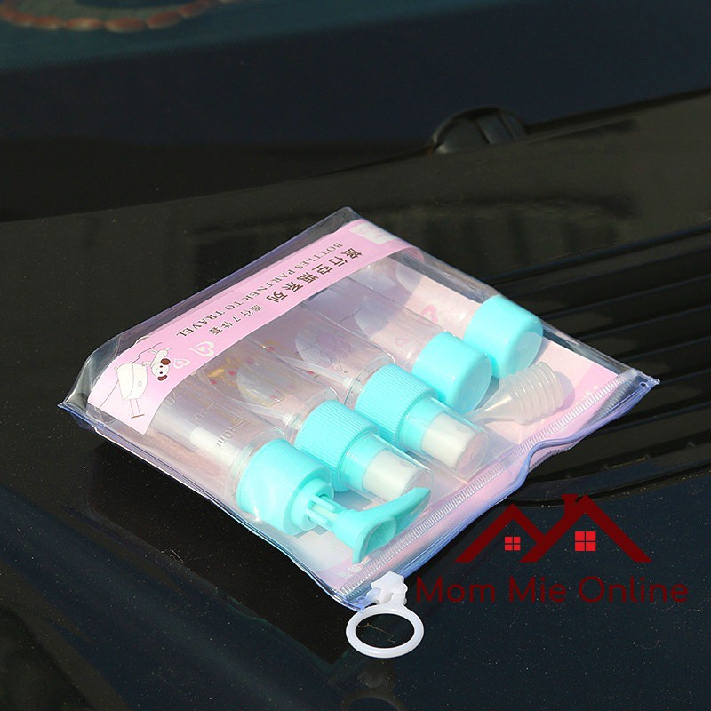 Bộ 5 chai chiết mỹ phẩm tiện lợi khi đi du lịch - C103