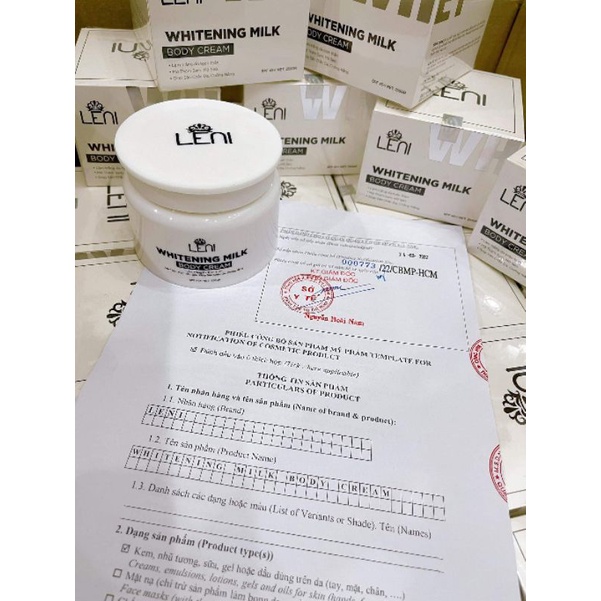KEM BODY VÁNG SỮA (DƯỠNG TRẮNG - MỜ THÂM - SPF45+)