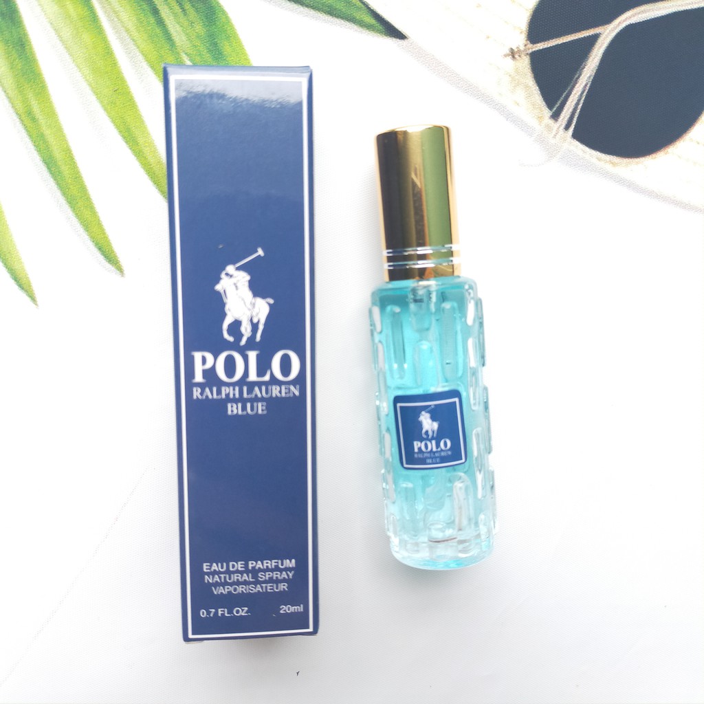 Nước hoa mini polo xanh nam 20ml dạng xịt-mẫu 4d- Mùi Polo blue -xanh