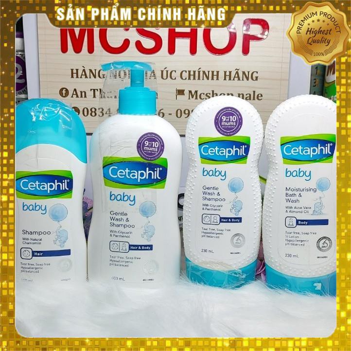 Sữa Tắm Gội Trẻ Em Cetaphil Baby Gentle Wash & Shampoo (Chính Hãng )