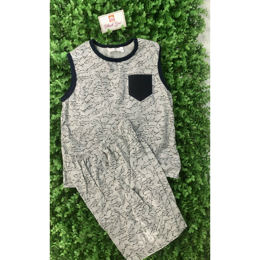 Bộ sát nách bé trai size đại - Hàng nối chuyền