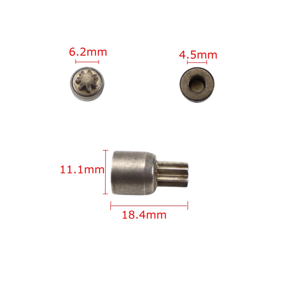 Bánh răng 7 răng thay thế cho máy siết bulong, máy chuyên vít Trung Quốc