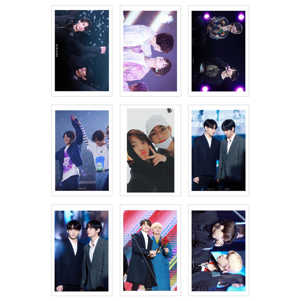 Lomo Card Ảnh VKOOK ( V & Jungkook moments) 45 ảnh