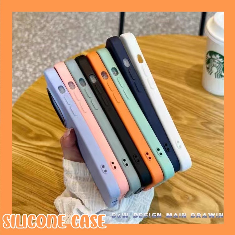 Ốp Điện Thoại Màu Trơn Đơn Giản Cho iPhone13 / 12ProMax 11 Pro MAX IX XS MAX XR IPhone 7 8 Plus