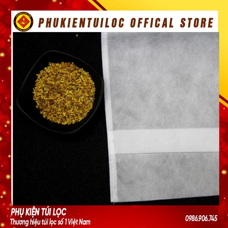 Túi lọc sắc thuố c, thảo dược chất liệu vải không dệt kích thước 40x50cm - Phukientuiloc.com