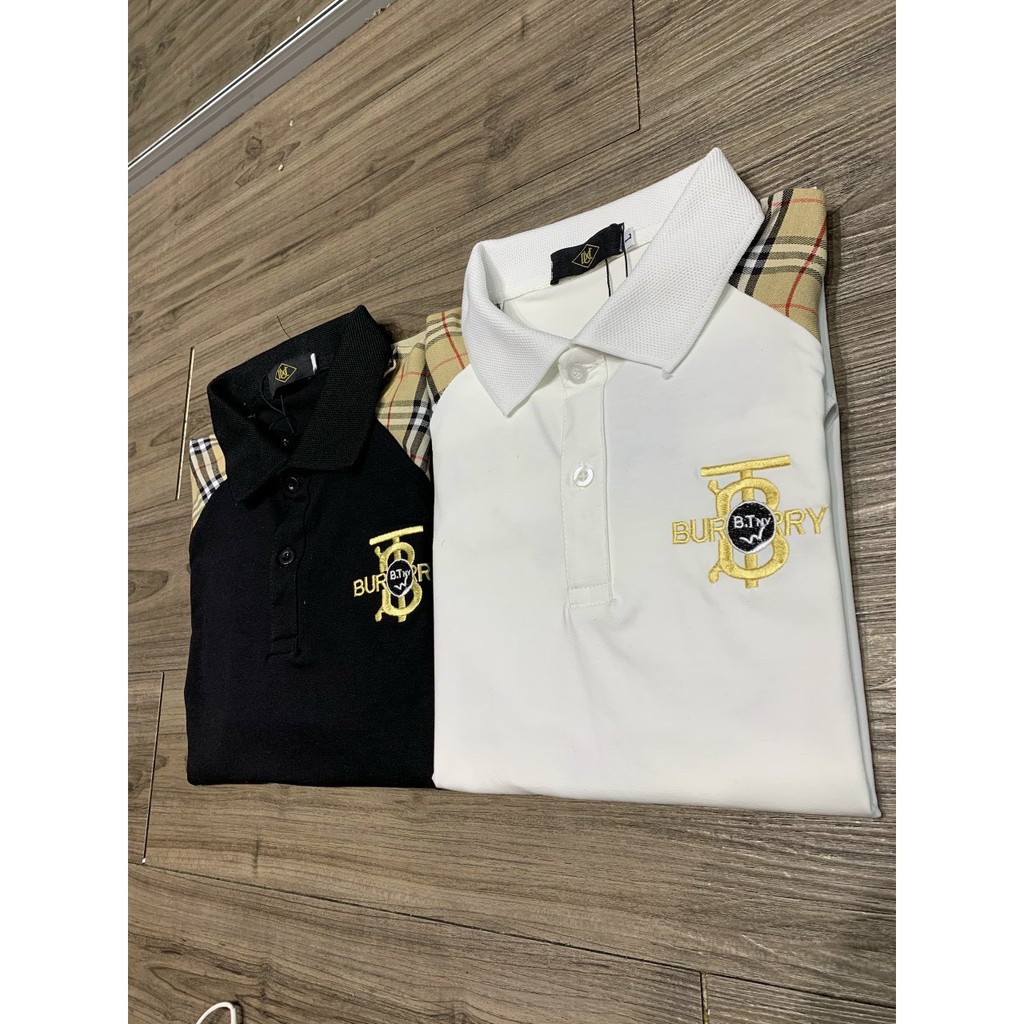 Áo Thun Polo Nam Cổ Dệt Tay Bo Phối Caro Chất Thun Cotton Mẫu Hè 2021 - AC53 | BigBuy360 - bigbuy360.vn