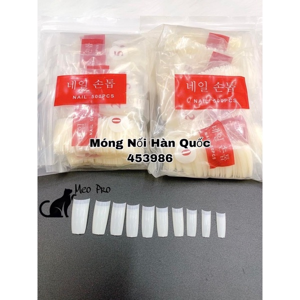 móng nối( típ) hàn quốc dán móng