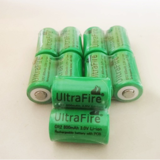 Pin sạc Ultra CR2 UltraFire 3V chính hãng - 1 viên cho máy ảnh
