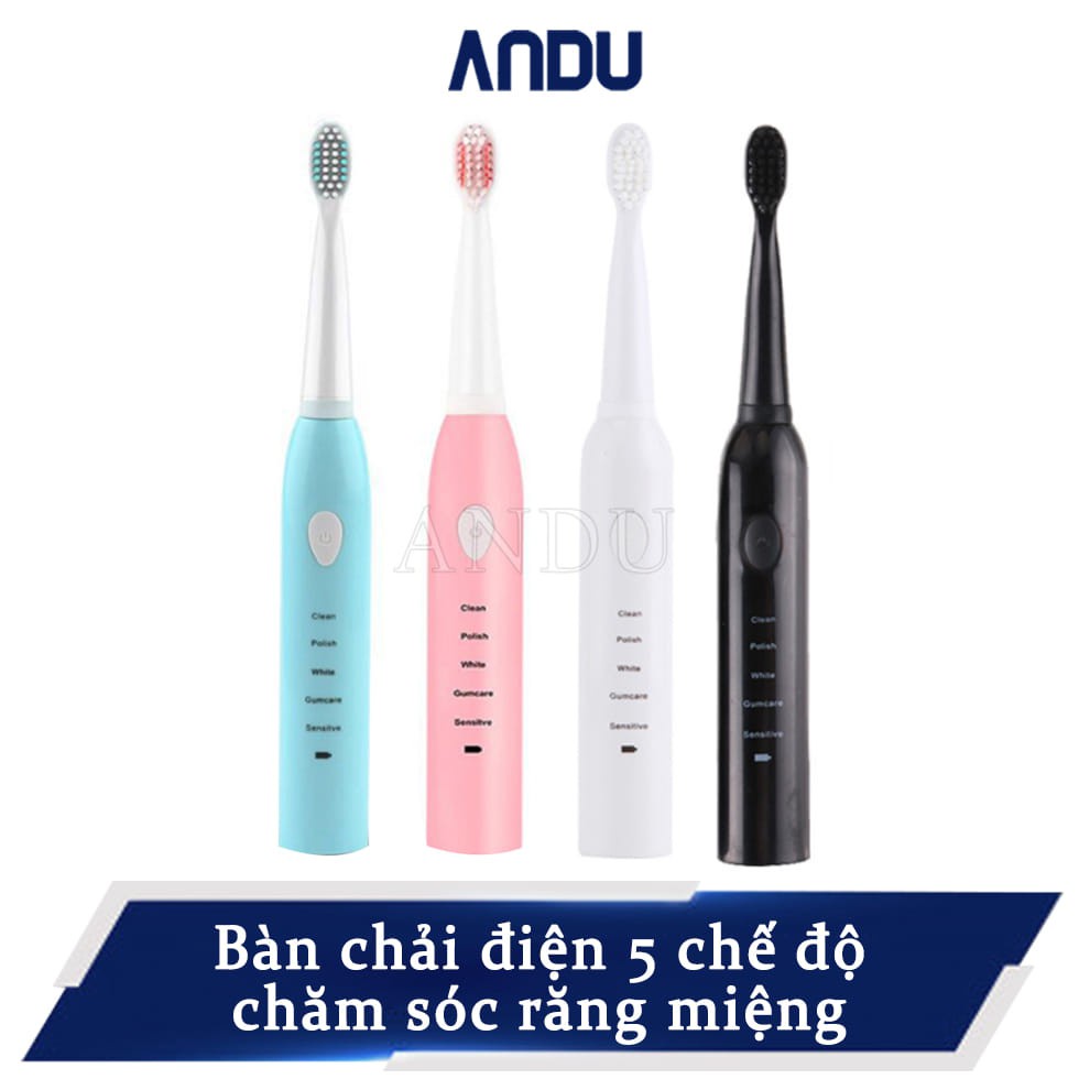 Bàn chải điện tự động đánh răng bàn chải điên 5 chế độ hàng nội địa Trung cao cấp