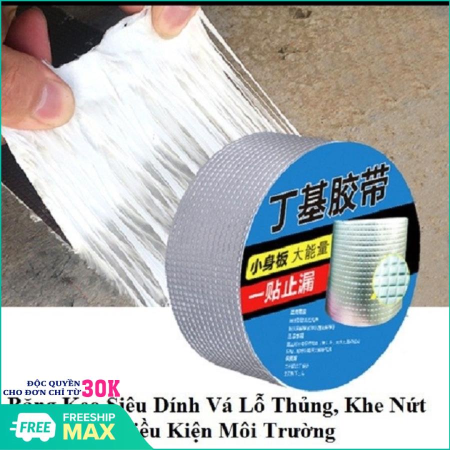 Băng Keo Bê Tông Siêu Dính Loại Khổ Rộng 10cm, Chống thấm gắn trên tất cả các bề mặt siêu chắc chắn