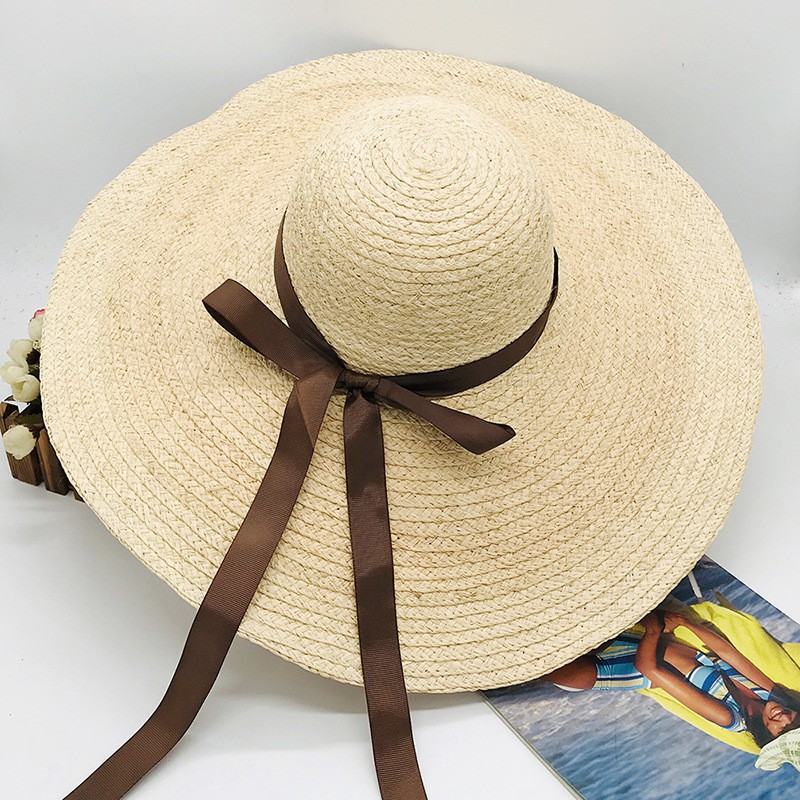 Nón Vành Rộng Dây Nâu 419