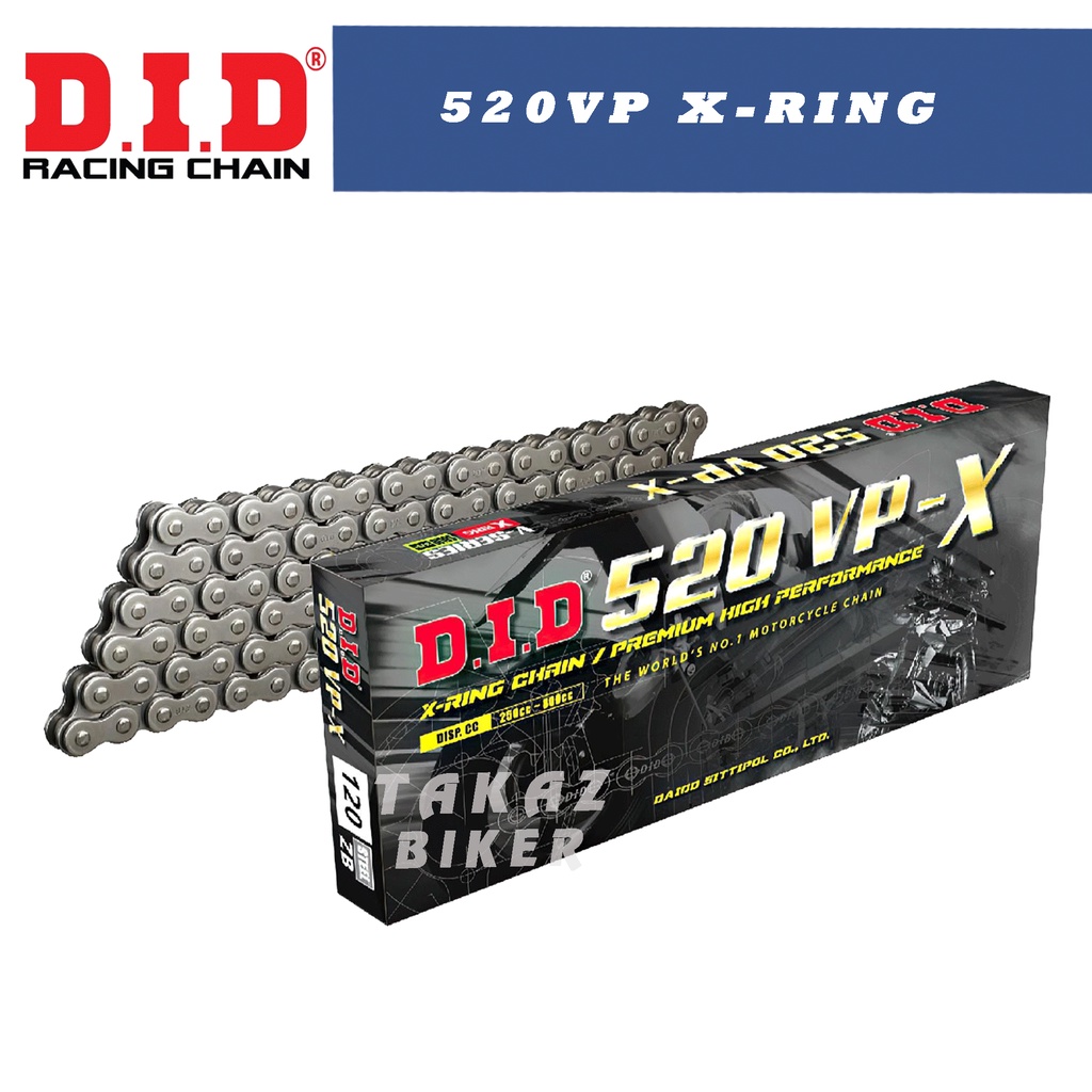B4 Dòng Sên 520VP X-Ring D.I.D V Series Thích Hợp Các Dòng Xe Từ 250cc đến 800cc