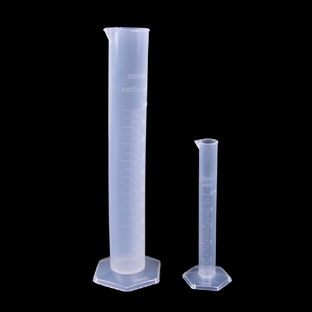 Ống đong bằng nhựa 10/25/50/100/250ml chuyên dụng cho phòng thí nghiệm