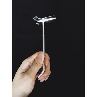 Móc siêu thị combo 100 móc dài 15cm mạ kẽm_Mart24