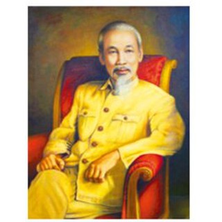Tranh gắn đá toàn bộ - Tranh chân dung Bác Hồ