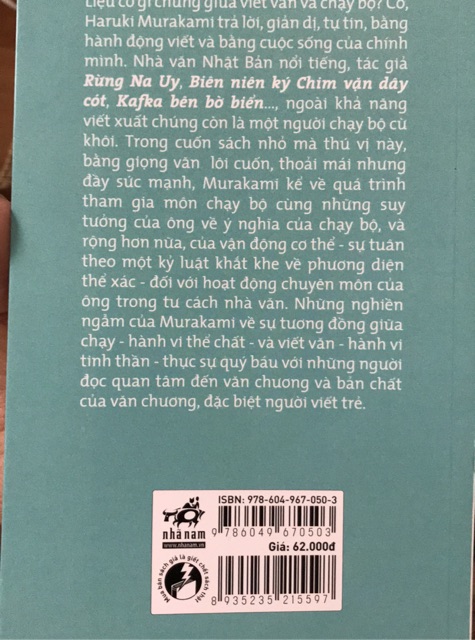 Sách Tôi Nói Gì Khi Nói Về Chạy Bộ (Tái Bản 2018)