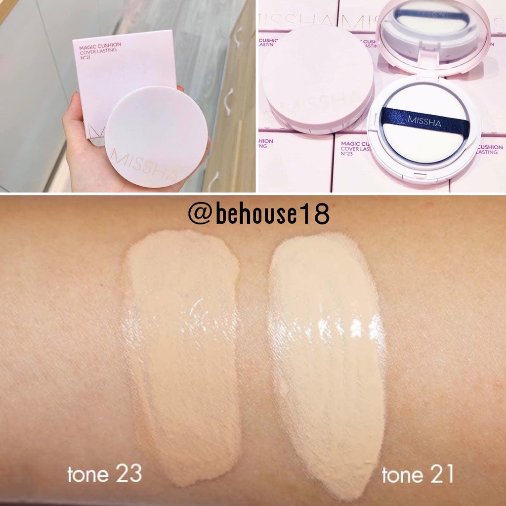 Phấn nước Missha M Magic Cushion Cover Lasting SPF50+ PA+++