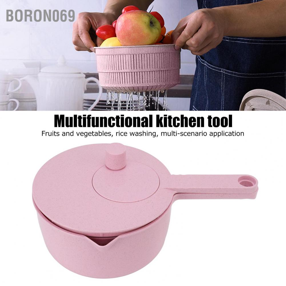 Máy khử nước đa chức năng Máy trộn salad lúa mì rơm cầm tay Máy rửa trứng nhà bếpBoro