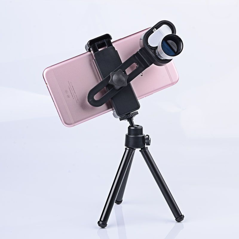 Ống nhòm mini một mắt 8x20 bỏ túi thân kim loại có gắn điện thoại quay phim chụp ảnh
