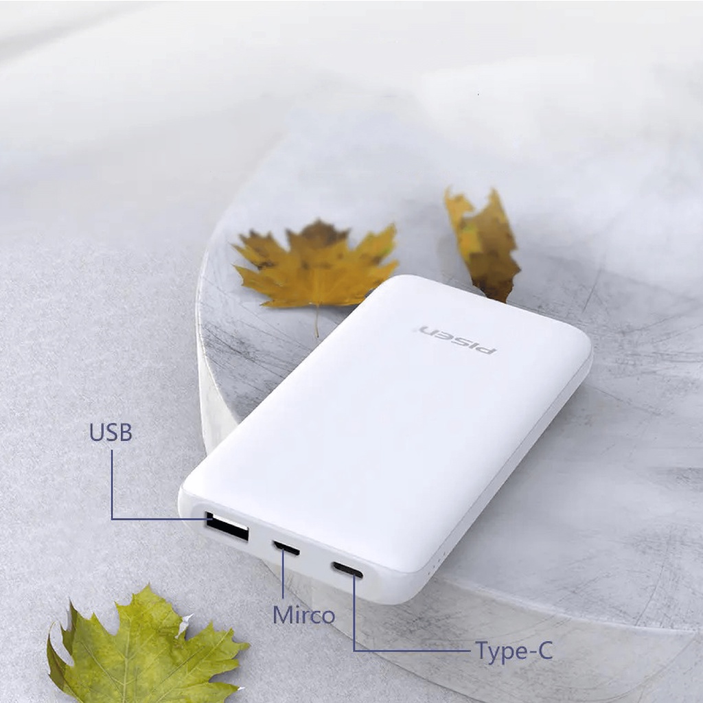 Sạc Dự Phòng Pisen ZO 10000mAh - Ultra (TS-DS66) - Bảo Hành Chính Hãng