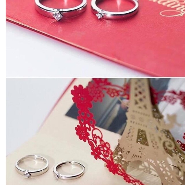 [Freesize] Nhẫn Đôi Nam/ Nữ Bạc 925 Cao Cấp ERASHOP 000725 - I Love You Khắc Chìm Tinh Tế, Đơn Giản Siêu Rẻ Đẹp